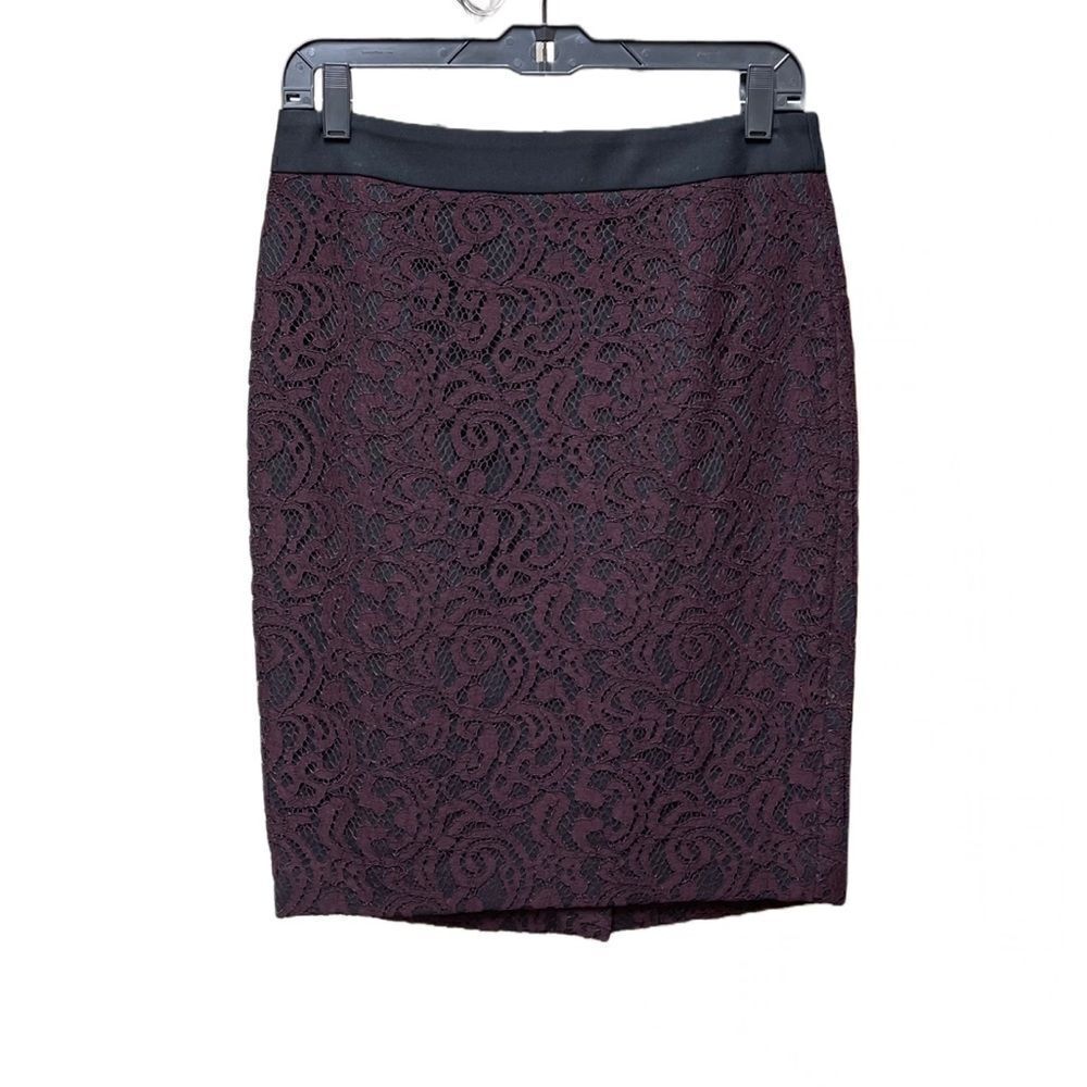 70 Off Newloftburgundy Lace Skirt Brand New Withno Tag